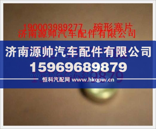 重汽豪沃碗形塞190003989277