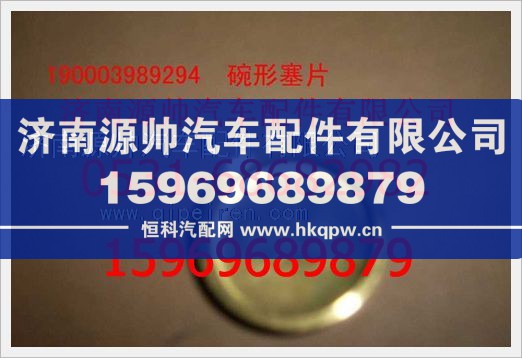 重汽豪沃碗形塞片190003989294