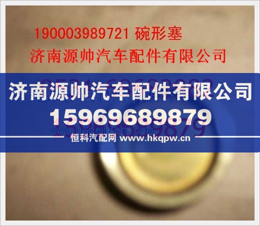 重汽豪沃碗形塞片黄铜190003989721