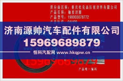 重汽豪沃主減速器油封190003078772