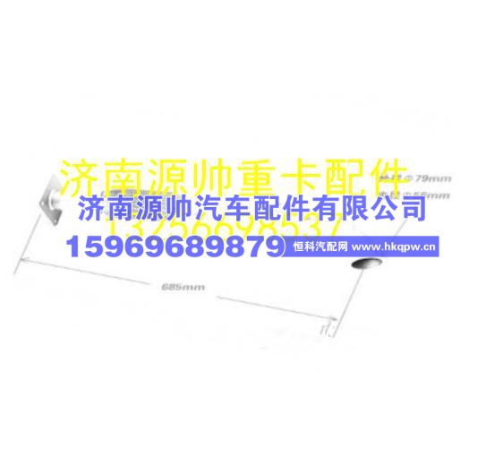 重汽豪沃轻卡悍将波纹排气管总成原厂汽车配件 LG9704540150