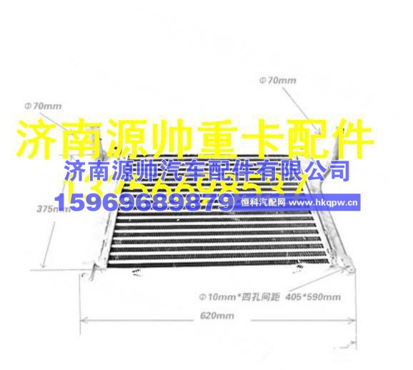 重汽豪沃轻卡悍将统帅中冷器总成 LG9704530020