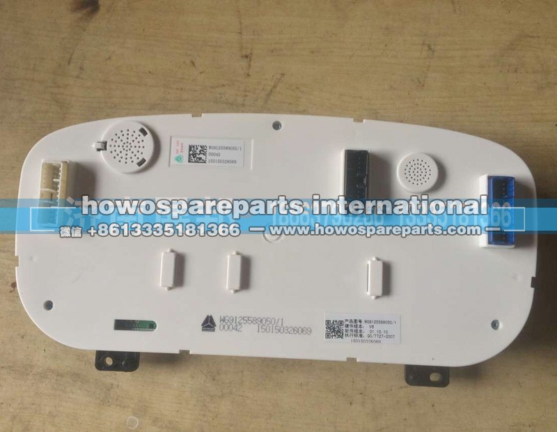 WG9125589050,新黄河组合仪表C5B仪表总成,济南冠泽卡车配件营销中心