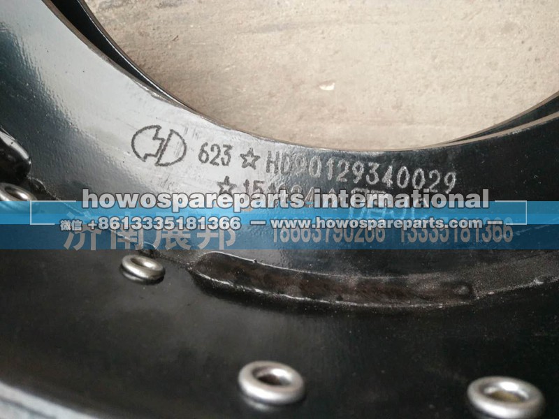 HD90129340029,原廠后制動蹄總成,濟南冠澤卡車配件營銷中心