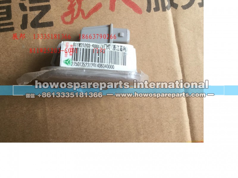 811W25203-6001,门灯,济南冠泽卡车配件营销中心