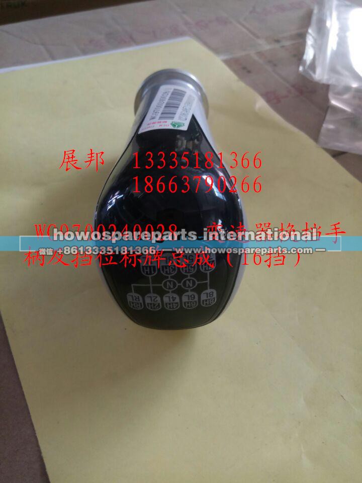 WG9700240028,變速器換擋手柄及擋位標(biāo)牌總成（16擋）,濟(jì)南冠澤卡車(chē)配件營(yíng)銷(xiāo)中心