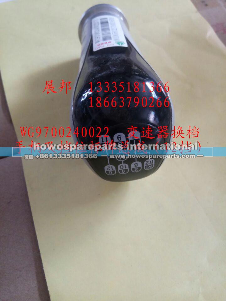 WG9700240022,變速器換擋手柄及擋位標牌總成（12擋）,濟南冠澤卡車配件營銷中心