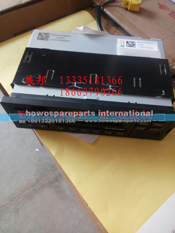WG9525780009,MP3收放机(A12),济南冠泽卡车配件营销中心