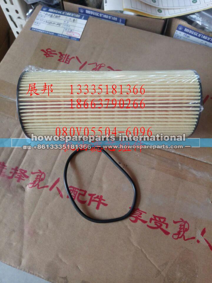 080V05504-6096,机油滤芯组件,济南冠泽卡车配件营销中心