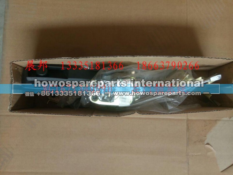 WG1671340090,左门锁系统,济南冠泽卡车配件营销中心
