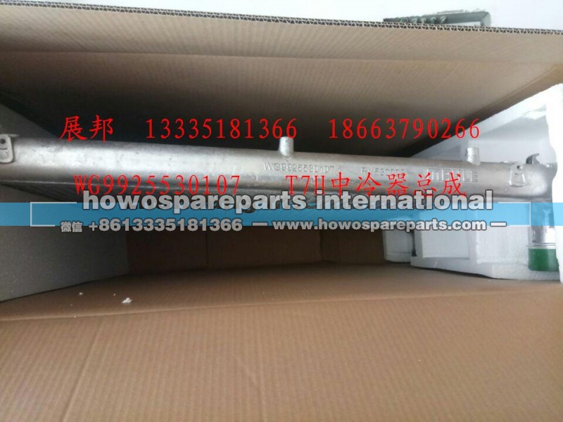 WG9925530107,T7H中冷器總成,濟南冠澤卡車配件營銷中心