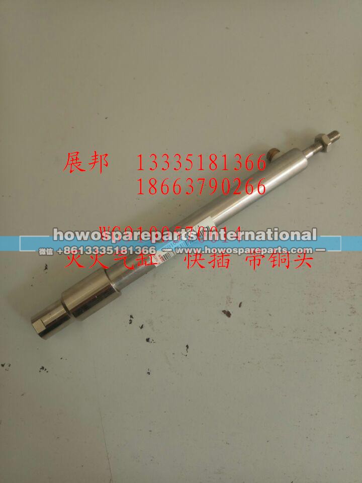 WG9100570014,灭火气缸  快插 带铜头,济南冠泽卡车配件营销中心