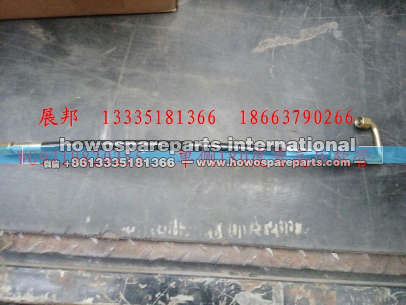 WG9719820255,單側(cè)180度彎高壓軟管,濟(jì)南冠澤卡車配件營銷中心