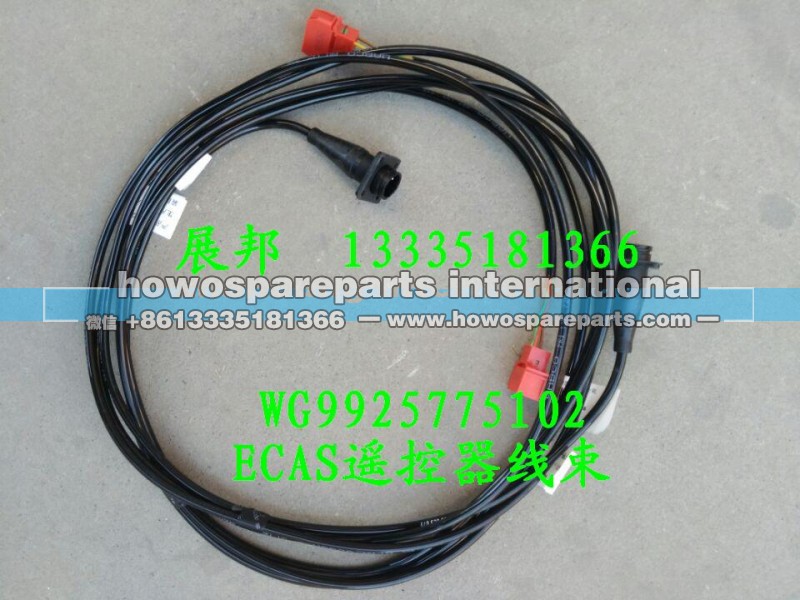 WG9925775102,ECAS遥控器线束,济南冠泽卡车配件营销中心