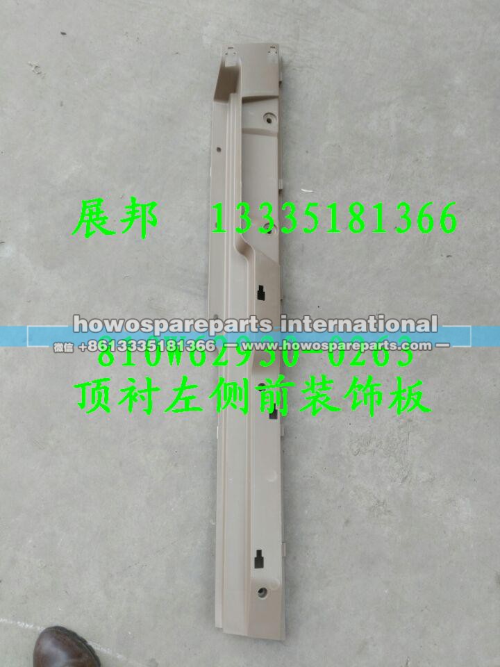 810W62930-0263,顶衬左侧前装饰板,济南冠泽卡车配件营销中心
