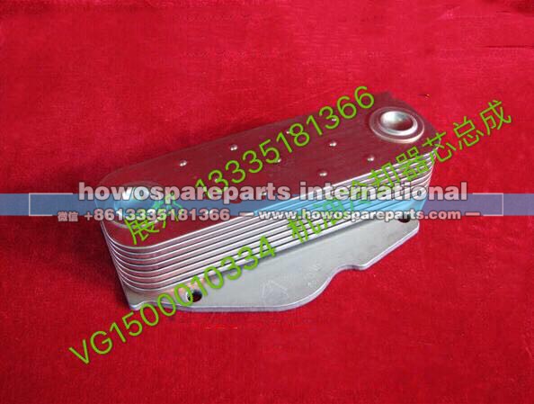 VG1500010334,机油冷却器芯总成,济南冠泽卡车配件营销中心