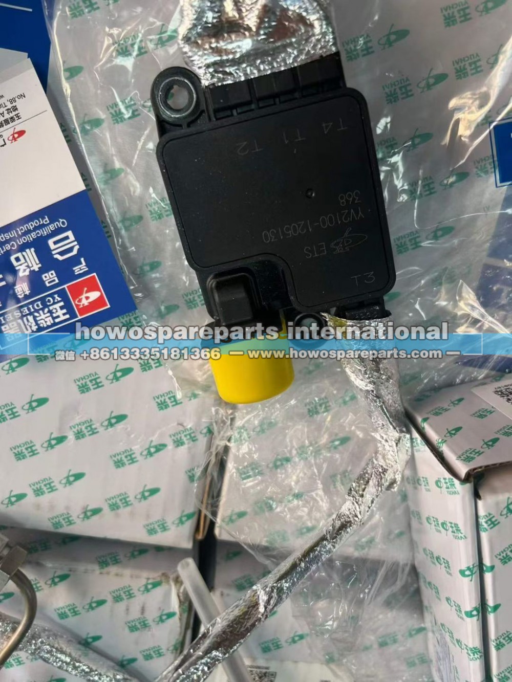 YV2100-1205130玉柴发动机4线排温传感器 耐高温