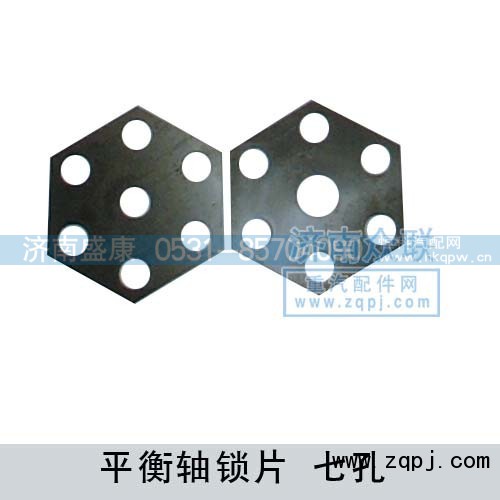199014520265,平衡轴锁片-七孔,济南盛康汽车配件有限公司