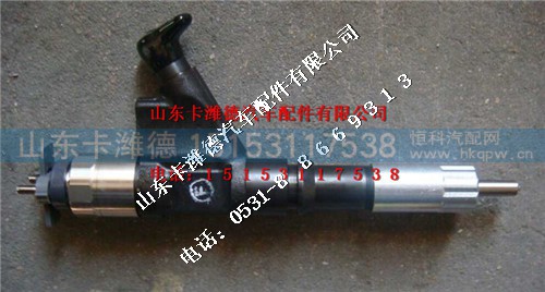 VG1246080051,中国重汽D12共轨喷油器总成,山东卡潍德汽车配件有限公司