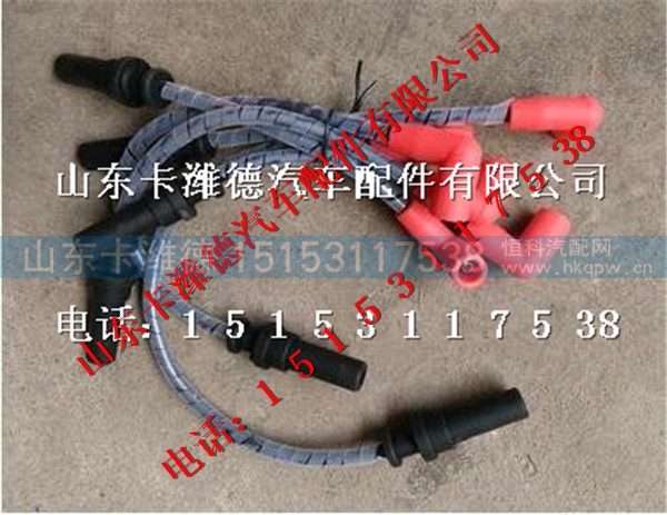 S00008715+03,上柴燃气发动机高压导线,山东卡潍德汽车配件有限公司