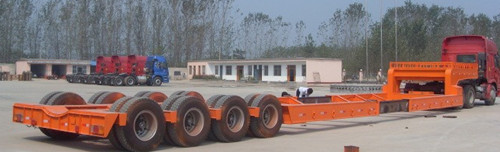 ,抽拉低平板 三線六橋 兩線四軸 風(fēng)葉運(yùn)輸車,梁山通岳特種車有限公司