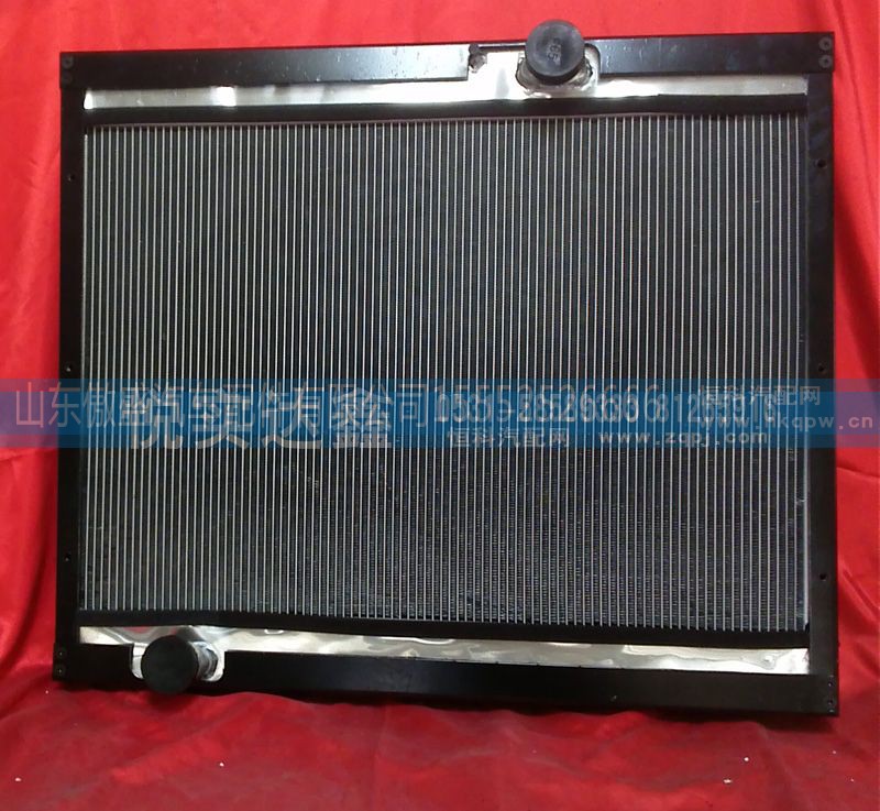 0015-1的水箱散熱器總成,0015-1水箱散熱器上右65下左65,山東傲盛汽車配件有限公司