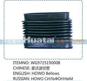 WG9725190008,豪沃波纹管,山东百基安国际贸易有限公司