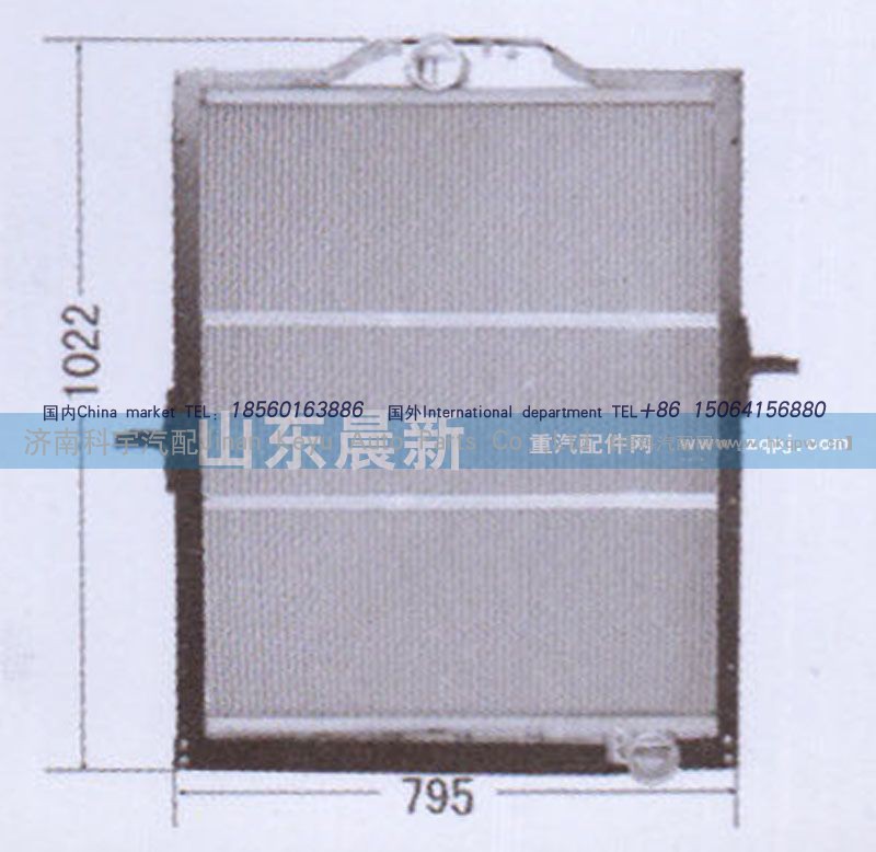 D849,散热器水箱,济南科宇汽车配件有限公司