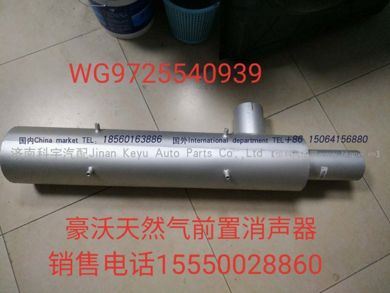 WG9725540939豪沃天然氣前置消聲器