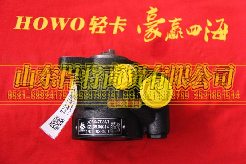 LG9716471035,HOWO豪沃轻卡转向助力泵（自卸）,山东悍将商贸有限公司