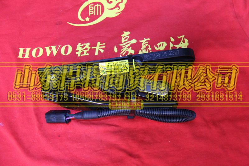 LG9704570051,HOWO豪沃轻卡电子油门踏板,山东悍将商贸有限公司