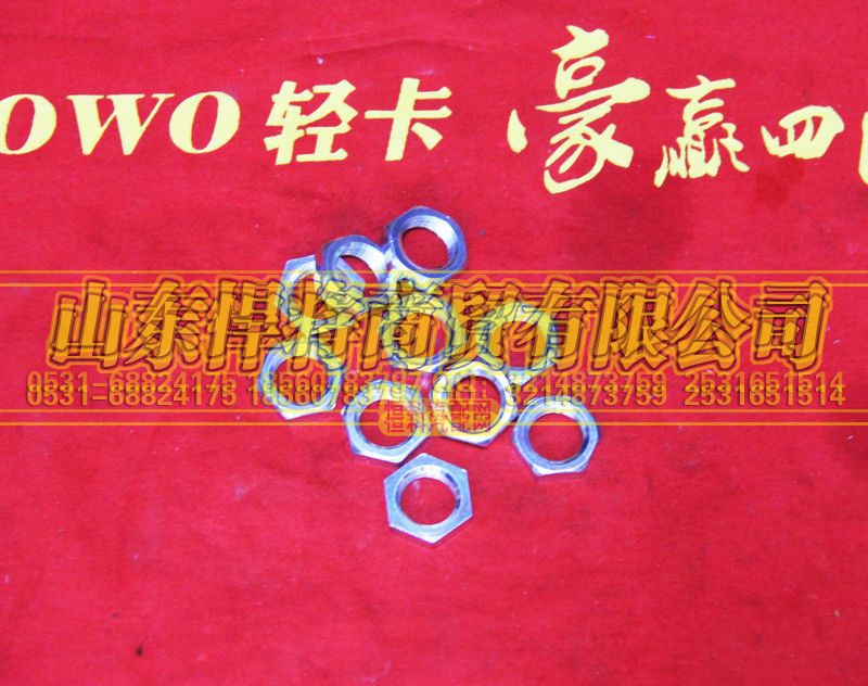 LG9700360512,HOWO豪沃輕卡管接頭用六角薄螺母,山東悍將商貿(mào)有限公司