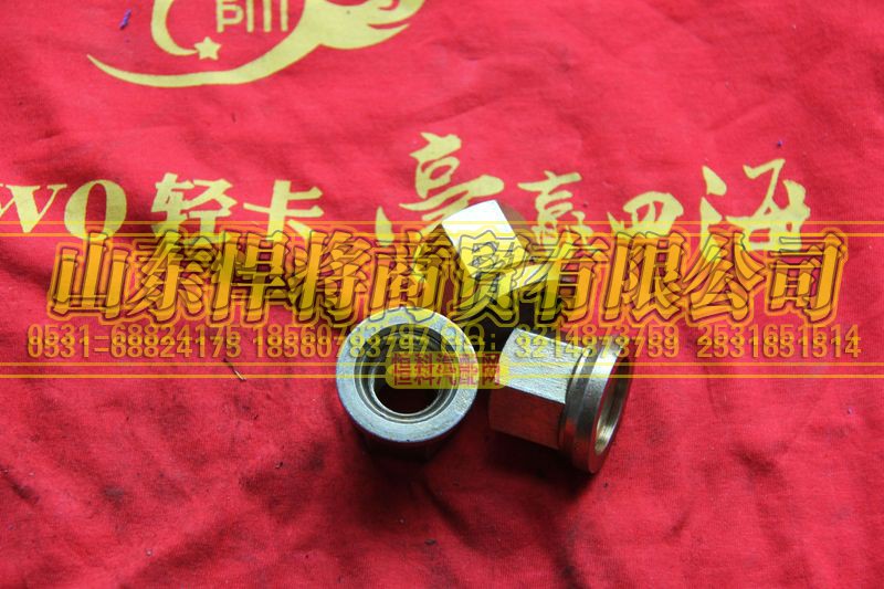 24K24-03056,HOWO豪沃轻卡车轮螺母总成,山东悍将商贸有限公司