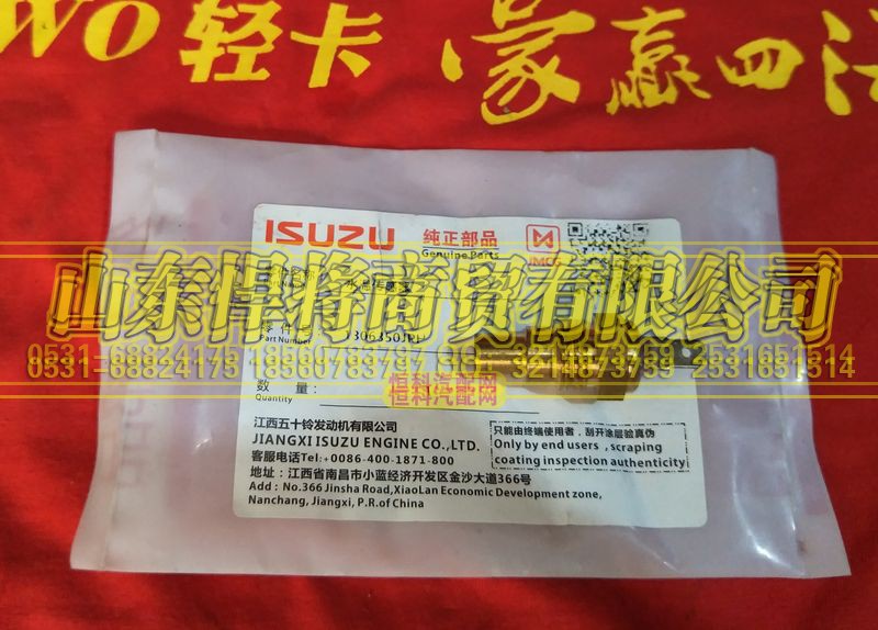 1306350JPP,HAOWO豪沃輕卡水溫傳感器,山東悍將商貿(mào)有限公司