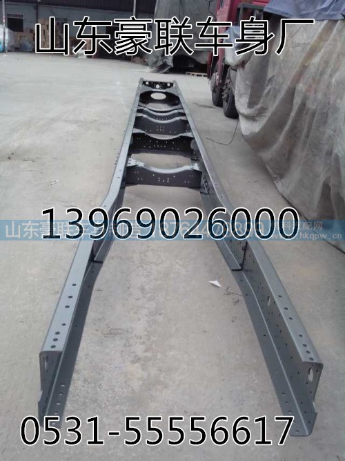 厂家供应德龙F3000自卸车车架总成大梁总成厂家价格图片,厂家供应德龙F3000自卸车车架总成大梁总成厂家价格图片,山东豪联车身制造厂