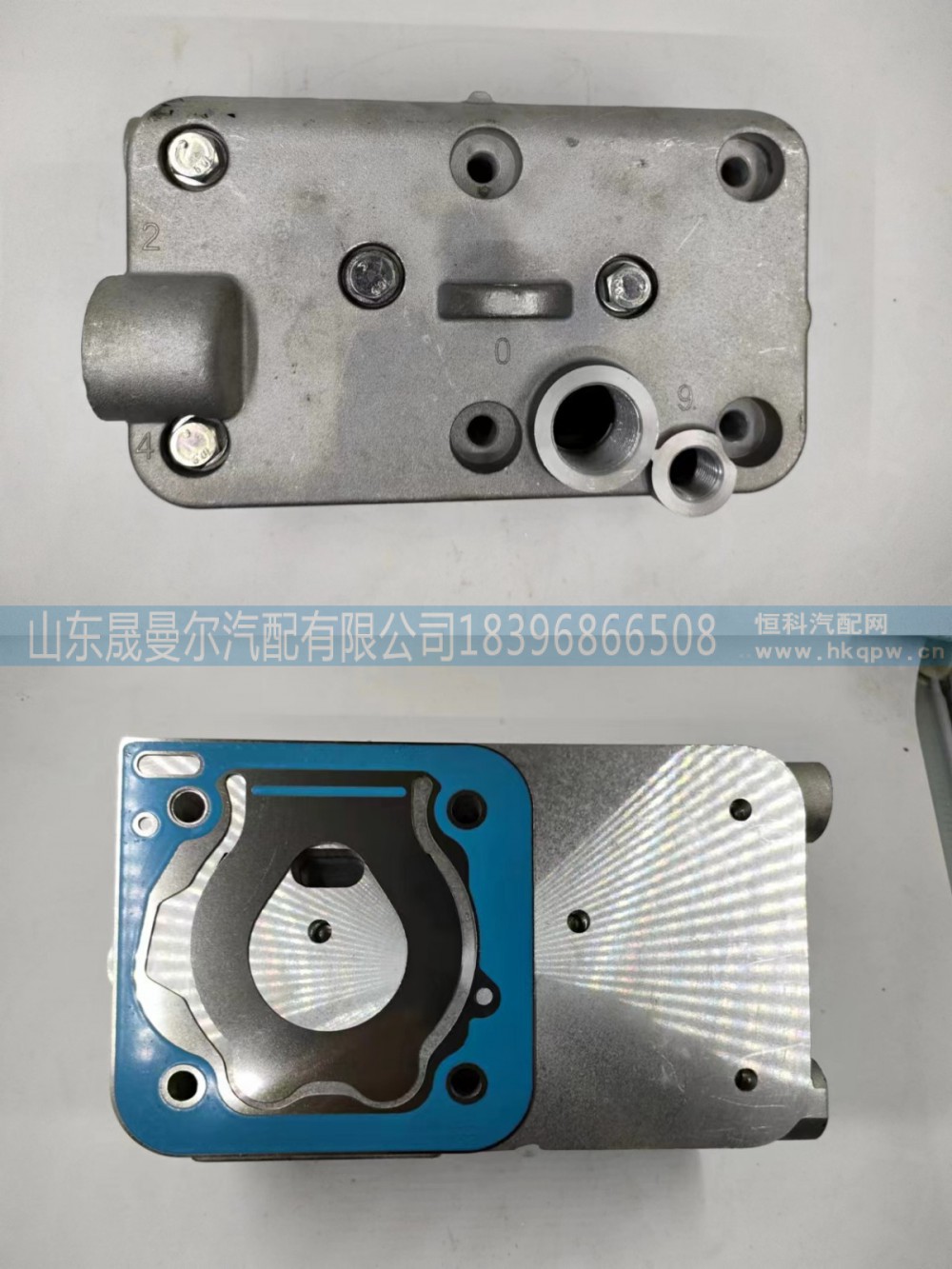 082V54100-7080重汽曼MC07水冷空压机缸盖阀板总成