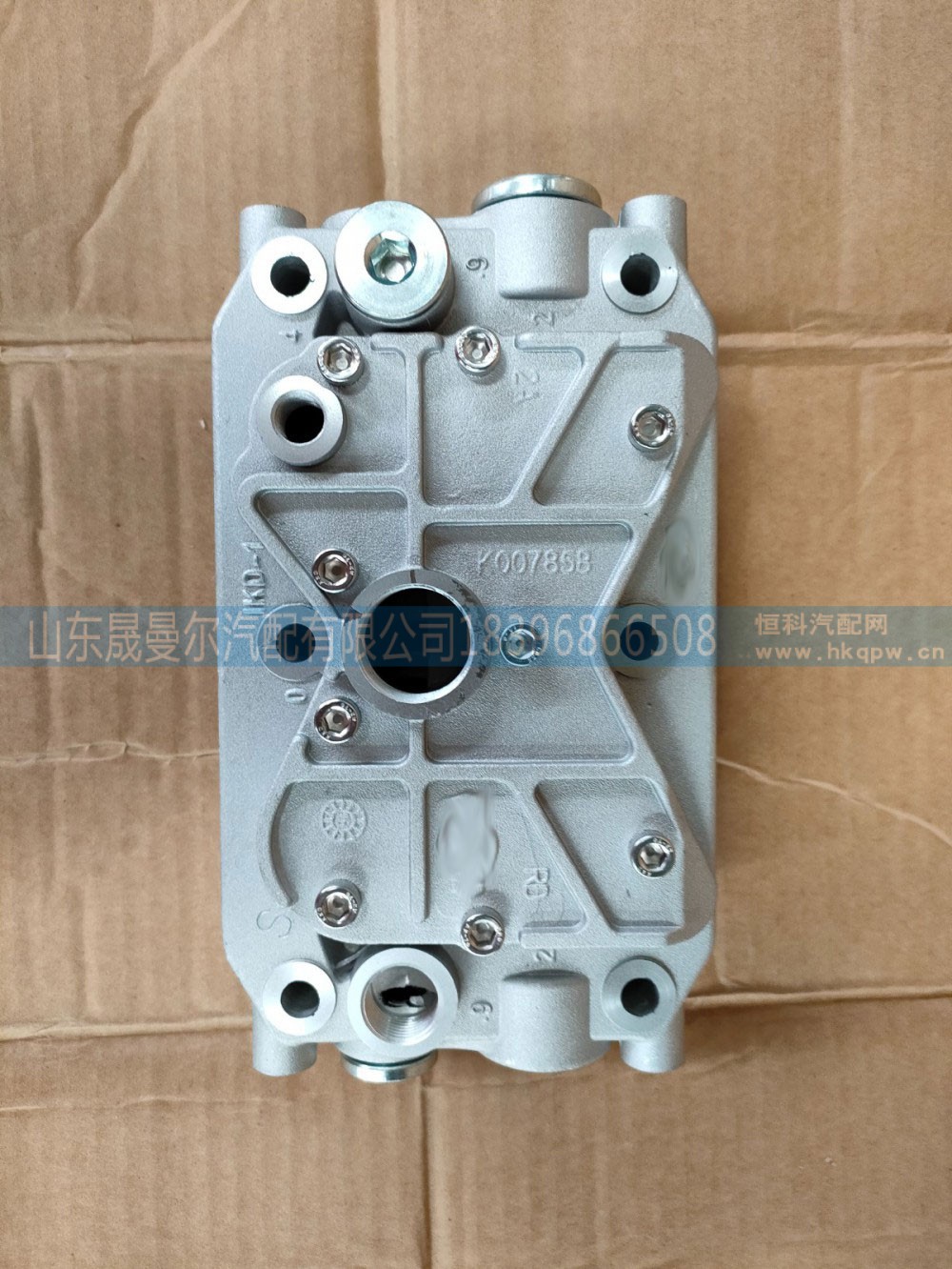 1307010-M10-2060C锡柴双缸空压机缸盖阀板总成