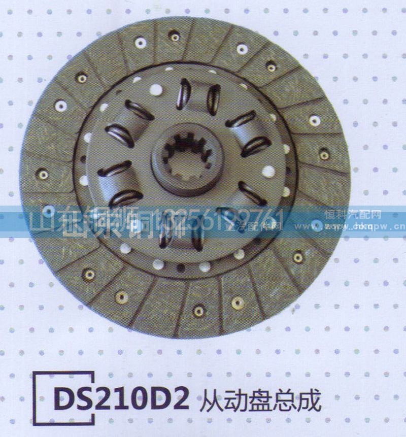 ,DS210D2從動盤總成,山東銅獅汽車零部件有限公司
