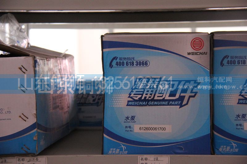 612600061700,潍柴动力专用配件水泵,山东铜狮汽车零部件有限公司
