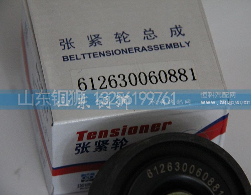 612630060881,涨紧轮总成,山东铜狮汽车零部件有限公司