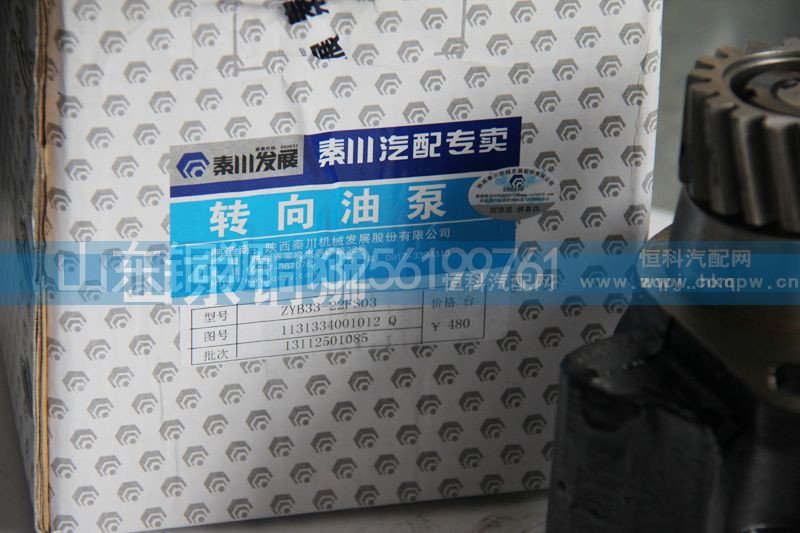 1131334001012Q,秦川转向油泵,山东铜狮汽车零部件有限公司