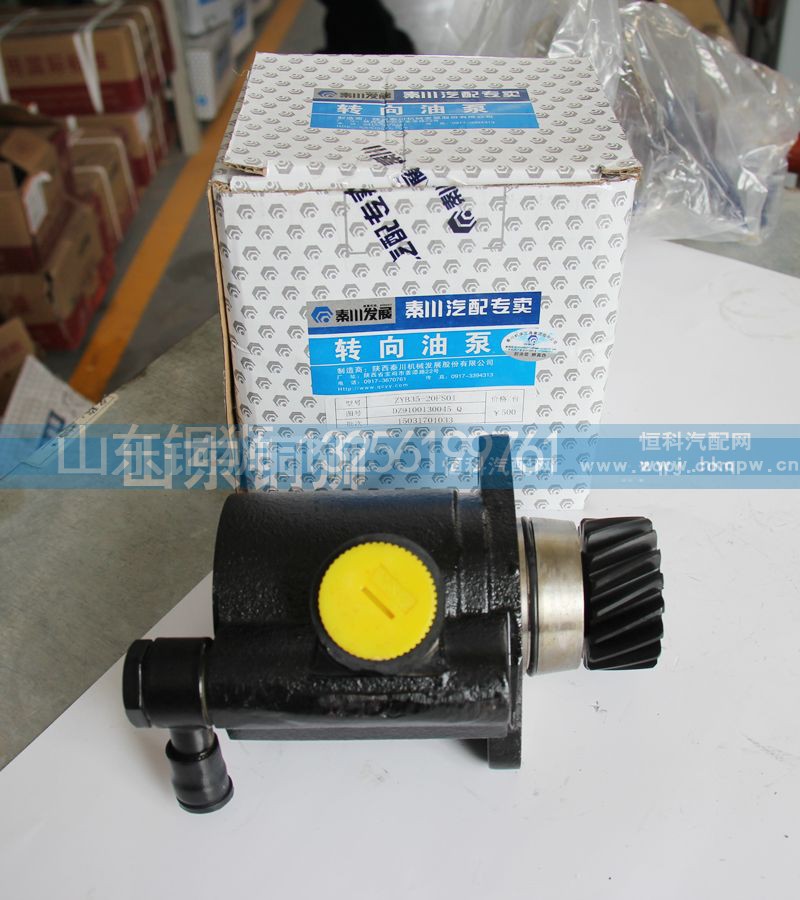 DZ9100130045Q,秦川转向油泵,山东铜狮汽车零部件有限公司