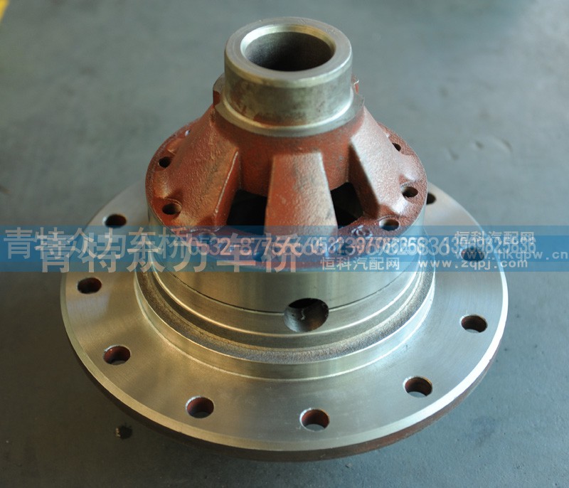 QT457D142-2403010(4.111)QT457S297-2403010(3.545-3.7)2403015D1HB1(4.44-5.286)2403015G1HB1(5.833-6.33),457轮间差速器壳,青岛青特众力车桥有限公司