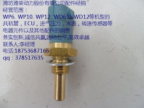,水温传感器,潍坊荣盛商贸发展有限公司