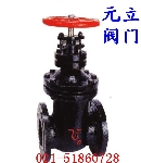 ,国标铸铁法兰闸阀Z45T-10,上海元立阀门有限公司