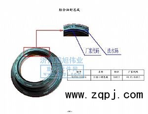 ,组合油封总成（Shaft seal）,济南鹏旭伟业重汽配件销售公司