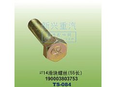 190003803753,￠14滑块螺丝55长,晋江新兴螺丝有限公司