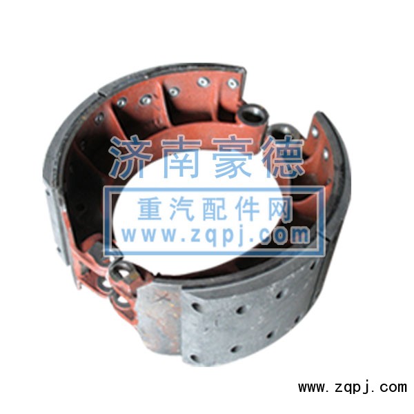 DZ9112340061,后制动蹄总成,济南豪德（原永康）汽车配件有限公司
