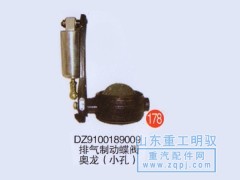 DZ9100189009,排气制动蝶阀奥龙（小孔）,山东陆安明驭汽车零部件有限公司