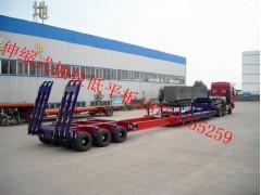 ,抽拉低平板 三线六桥 两线四轴 风叶运输车,梁山通岳特种车有限公司